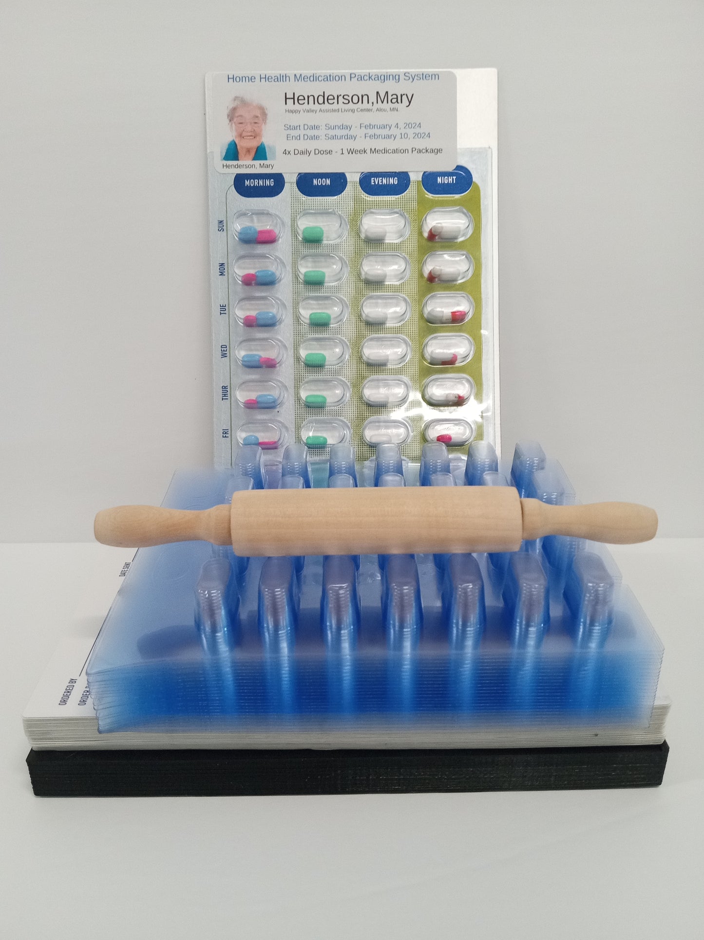 Daily Dose Weekly Medication Blister Packaging Kit