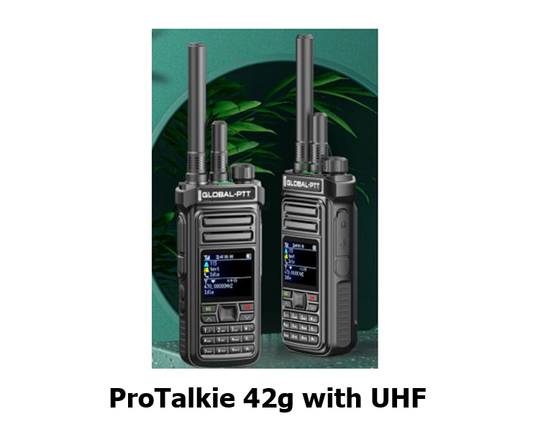 ProTalkie 42g - Unlimited Range Handheld Walkie Talkie - FREE SHIPPING